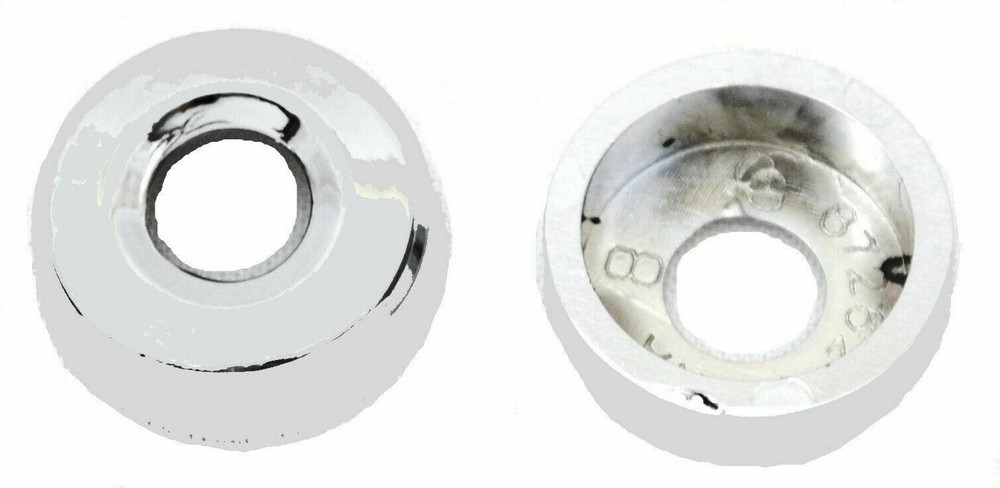 Face Nut covers(2) Toggle Switch Chrome Plastic Freightliner Dash Switches