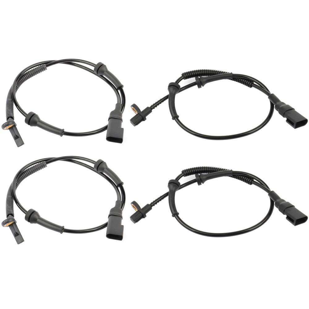 4 Pcs Driver & Passenger Side ABS Speed Sensor Assembly for Ford Transit Connect