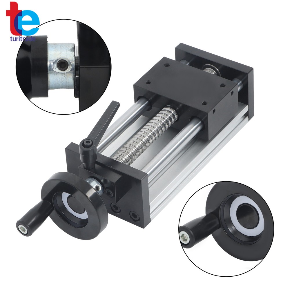 100mm Sliding Table Linear double-track Module Ballscrew SFU1605 Motion Stage