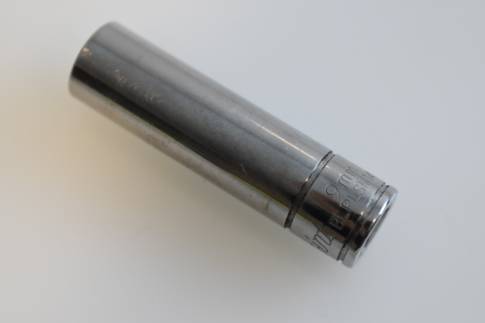 Blue Point Tools BLPLSM149 9mm Metric Deep Socket 1/4" Drive 6 Point Chrome