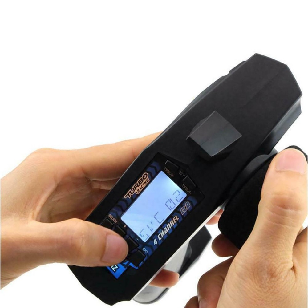 2.4G 4CH RC Transmitter Remote Controller+Receiver LCD for RC Car Crawler a