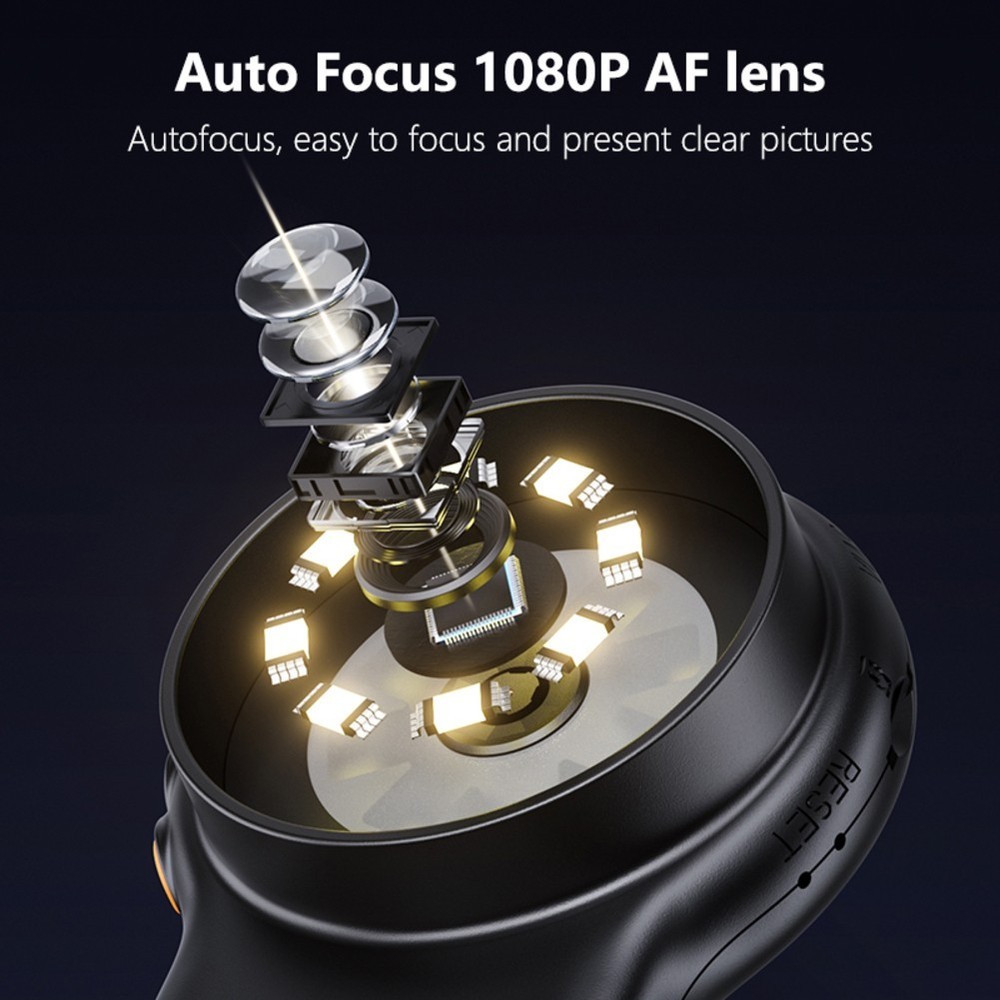 500X Magnification Digital Microscope With 2 0 IPS Screen And LED Lights