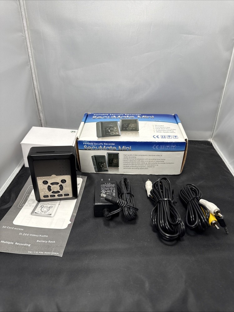 Secumate Mini Portable Security Recorder Tested and Working Open Box