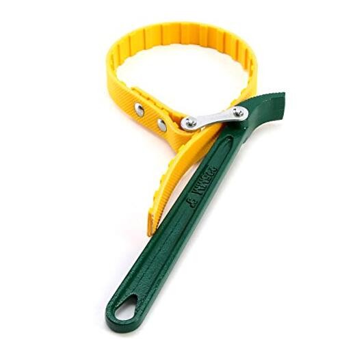 9" Belt Strap Wrench, Multi-Purpose Adjustable Strap Oil Filter 9" (1 pack)