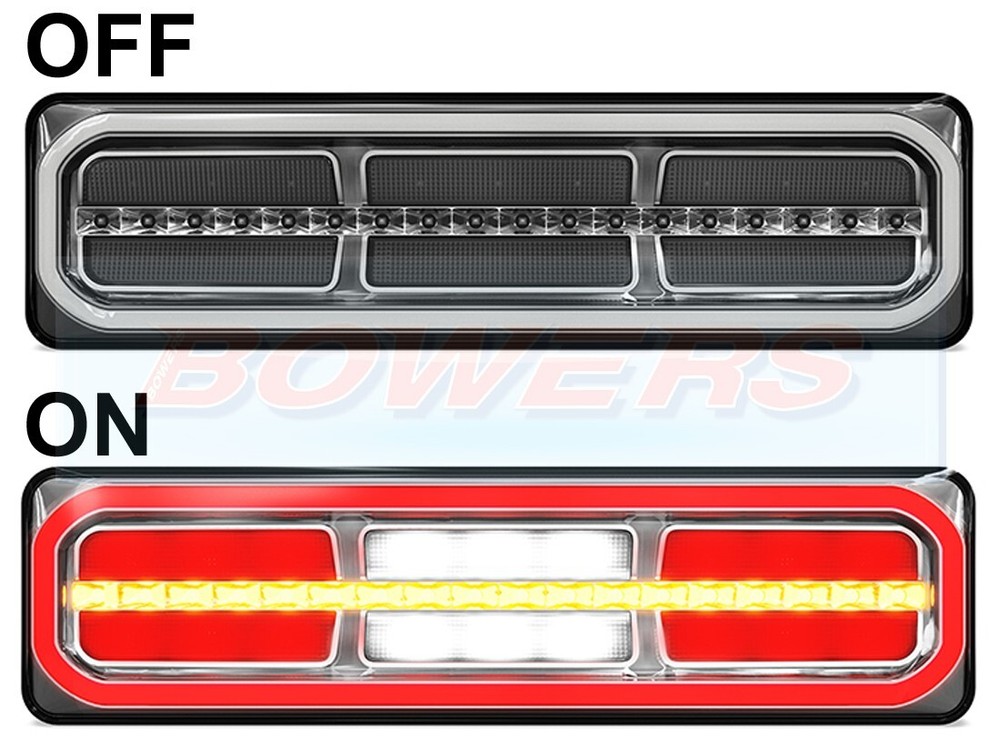 LED REAR COMBINATION LIGHT WITH PROGRESSIVE/DYNAMIC/SEQUENTIAL/MOVING INDICATOR