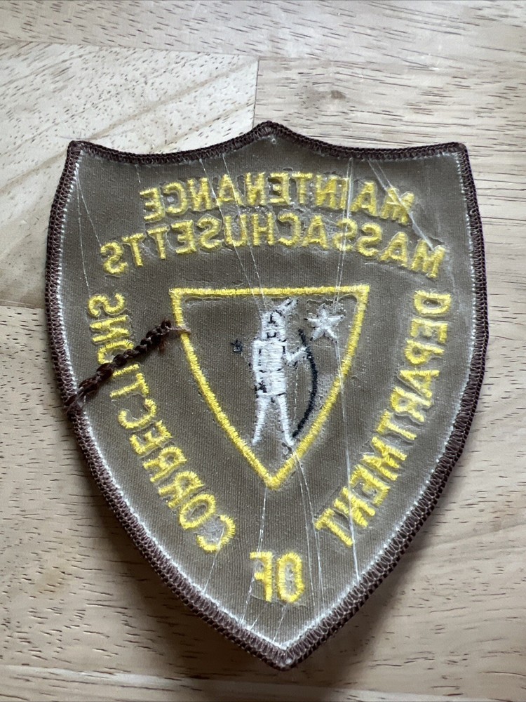 Massachusetts Corrections Maintenance DOC Patch. NEW