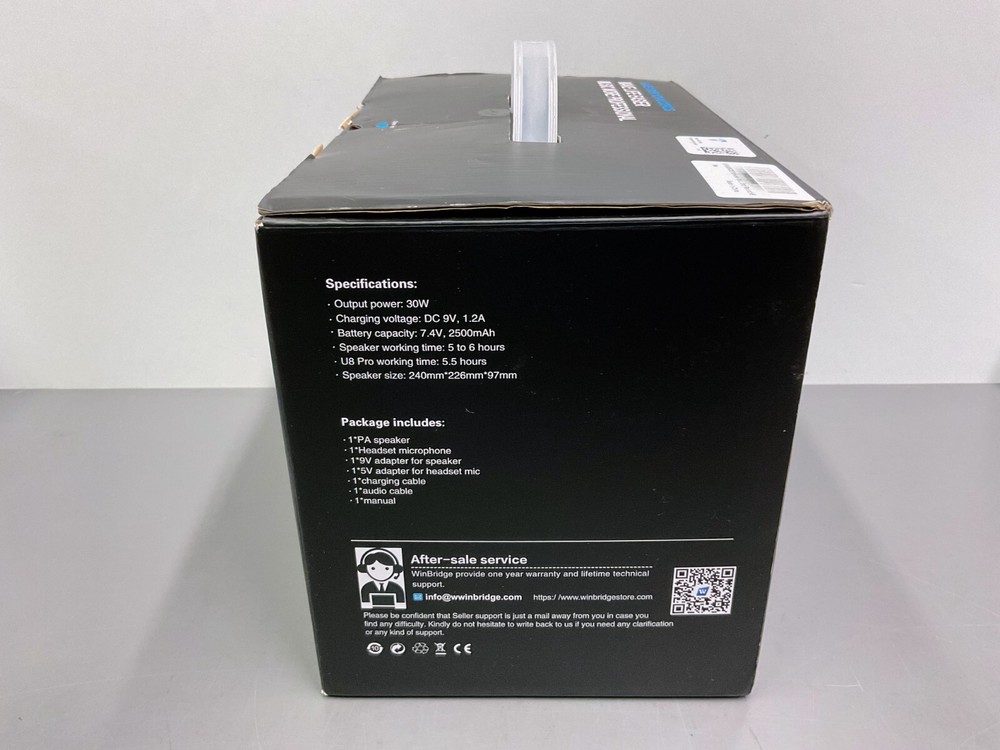 WINBRIDGE Portable PA System for Lectures & Seminars