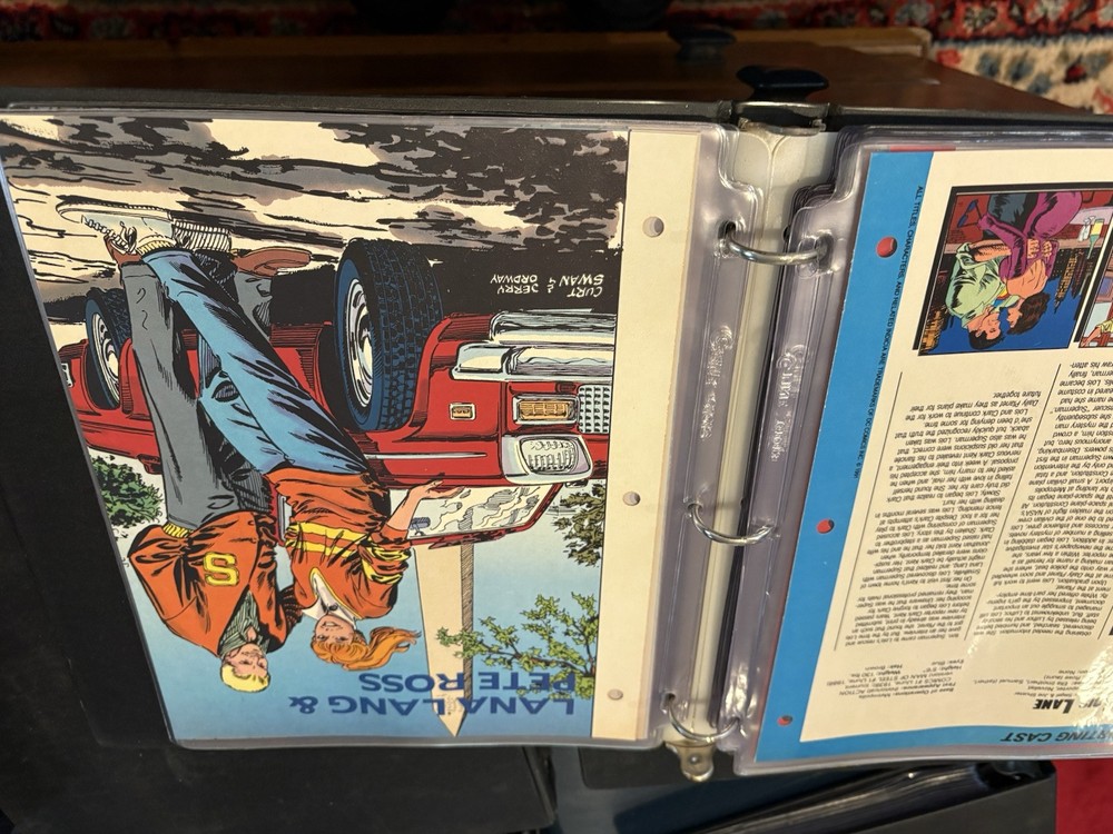 Comic Book Bio Binder