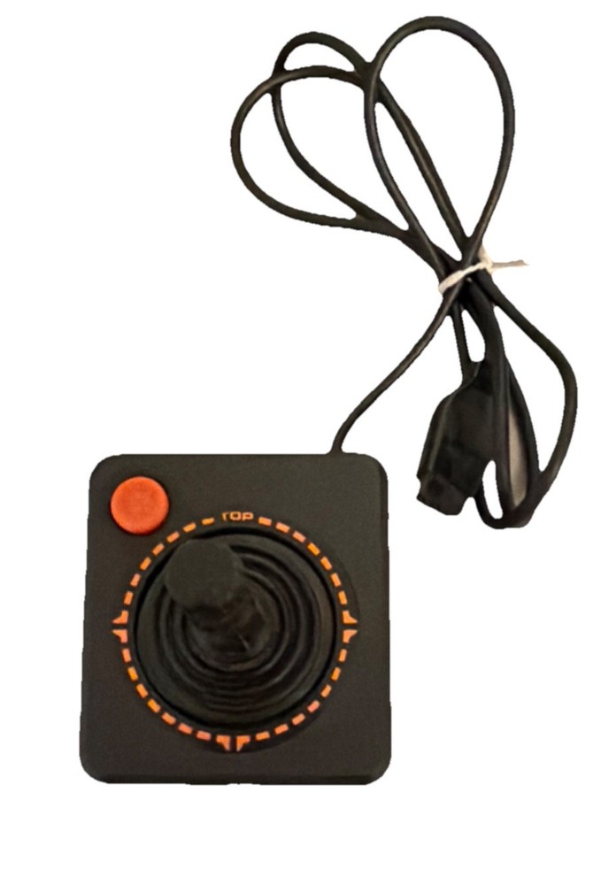 Atari Wired Joystick Black Orange CX-40 for Atari 2600 Console
