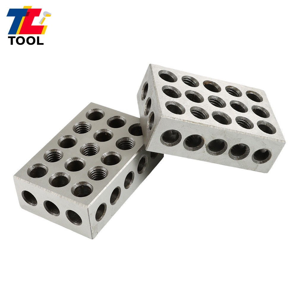 MATCHED PAIRS .0001" PRECISION 1-2-3 123 BLOCK SET With Screws HEX KEY 23 HOLES