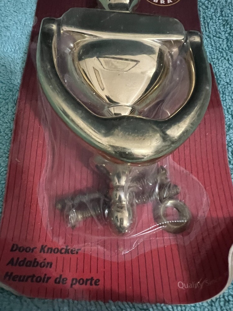 Ives Brass Door Knocker NOS