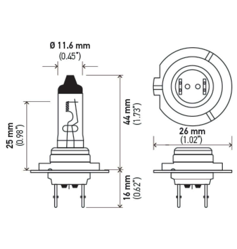Hella H7 Halogen H7 Bulb