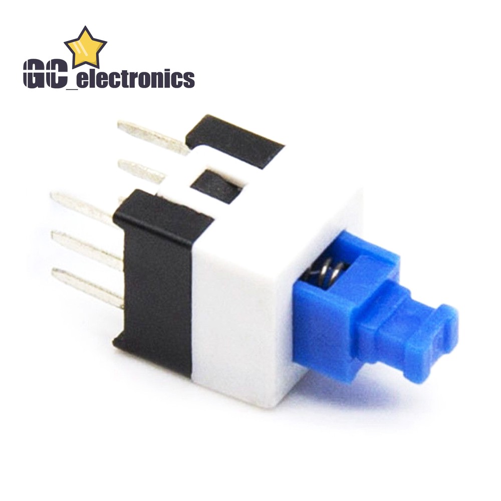 Tactile Push Button Switch 7X7/8X8mm Cap 6Pin Square Self-locking/no Lock DIP