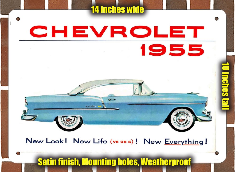 Metal Sign - 1955 Chevrolet B