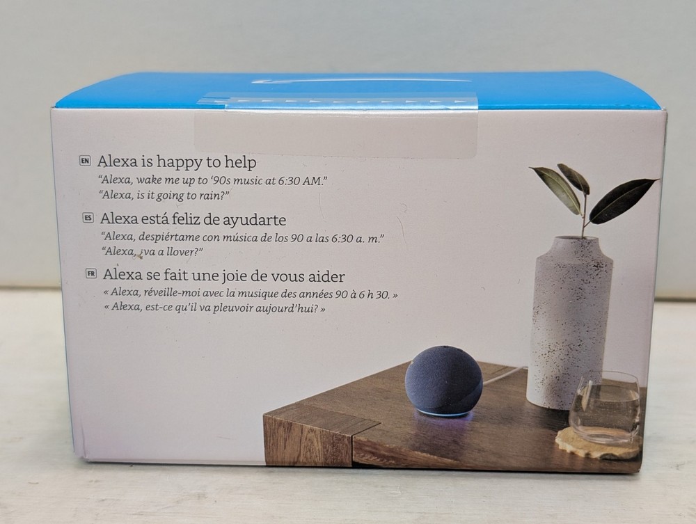 Amazon Echo Dot 5th Generation C2N6L4 Blue Bluetooth Smart Speaker With Alexa