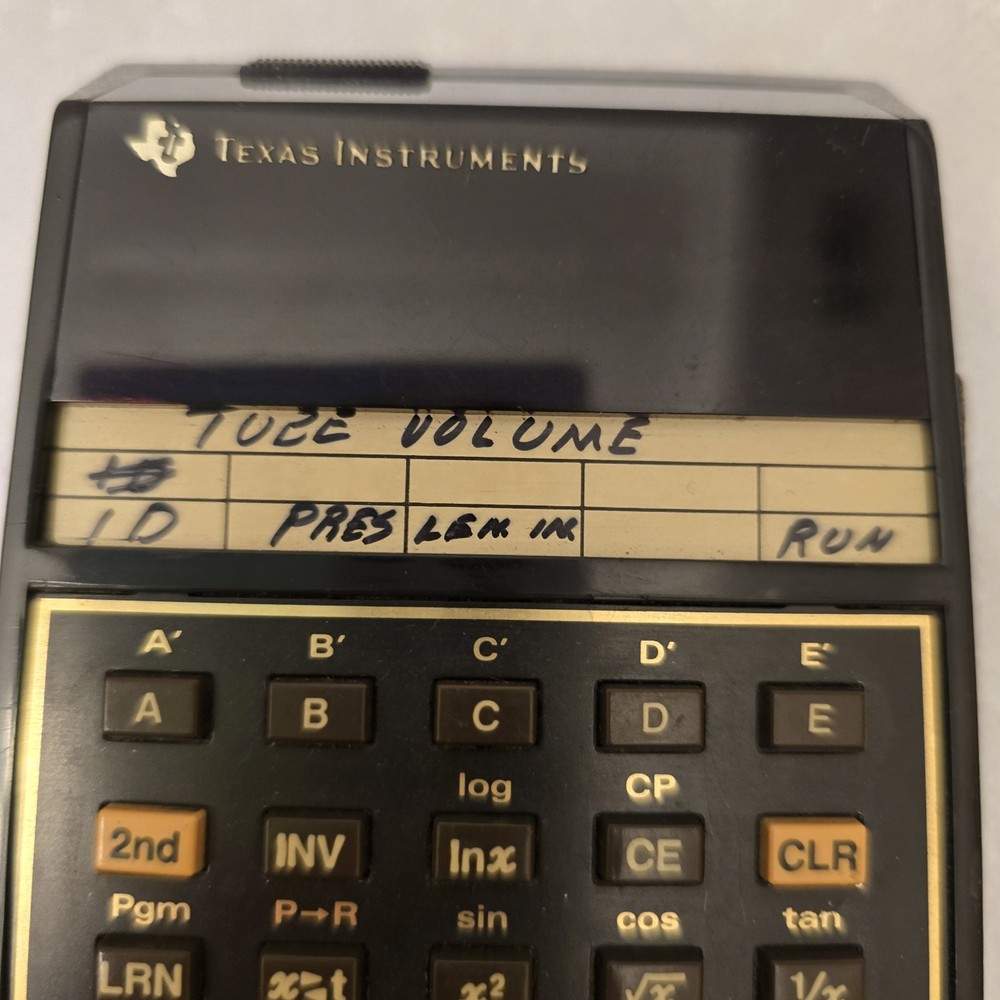 Texas Instruments TI-59 Programmable Calculator w/Library Module FOR PARTS