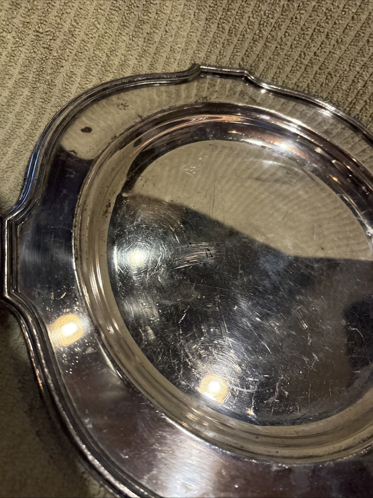 Antique Silverplate Tray Unmarked