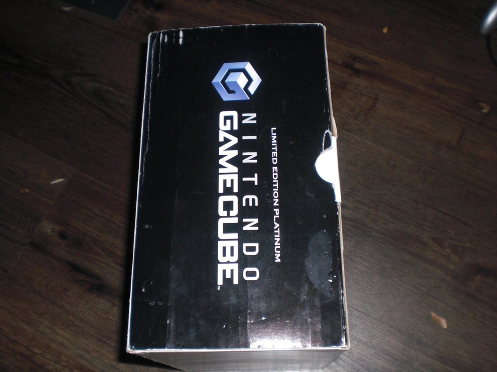Nintendo GameCube Silver Platinum Console System BOX ONLY No Console GENUINE