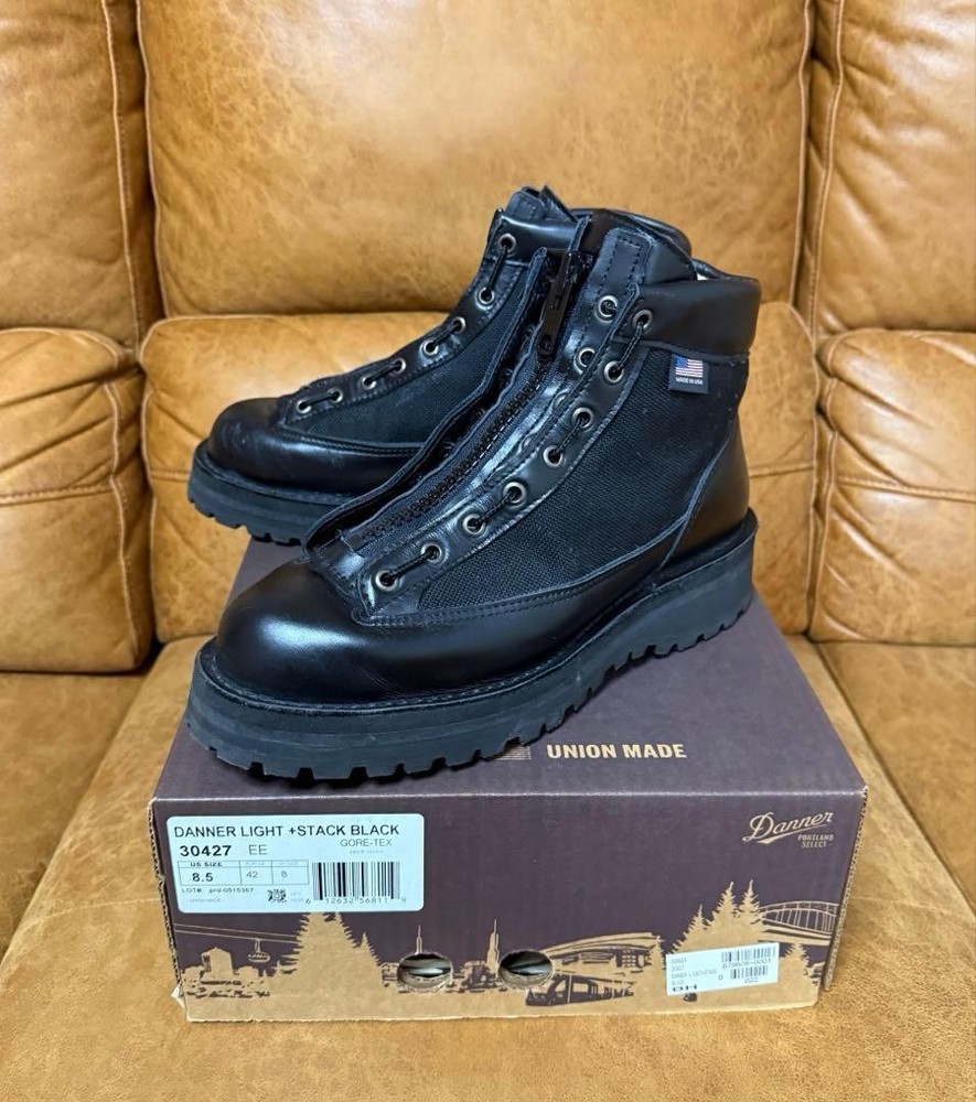 DANNER LIGHT STACK Stumptown Danner zipper stump