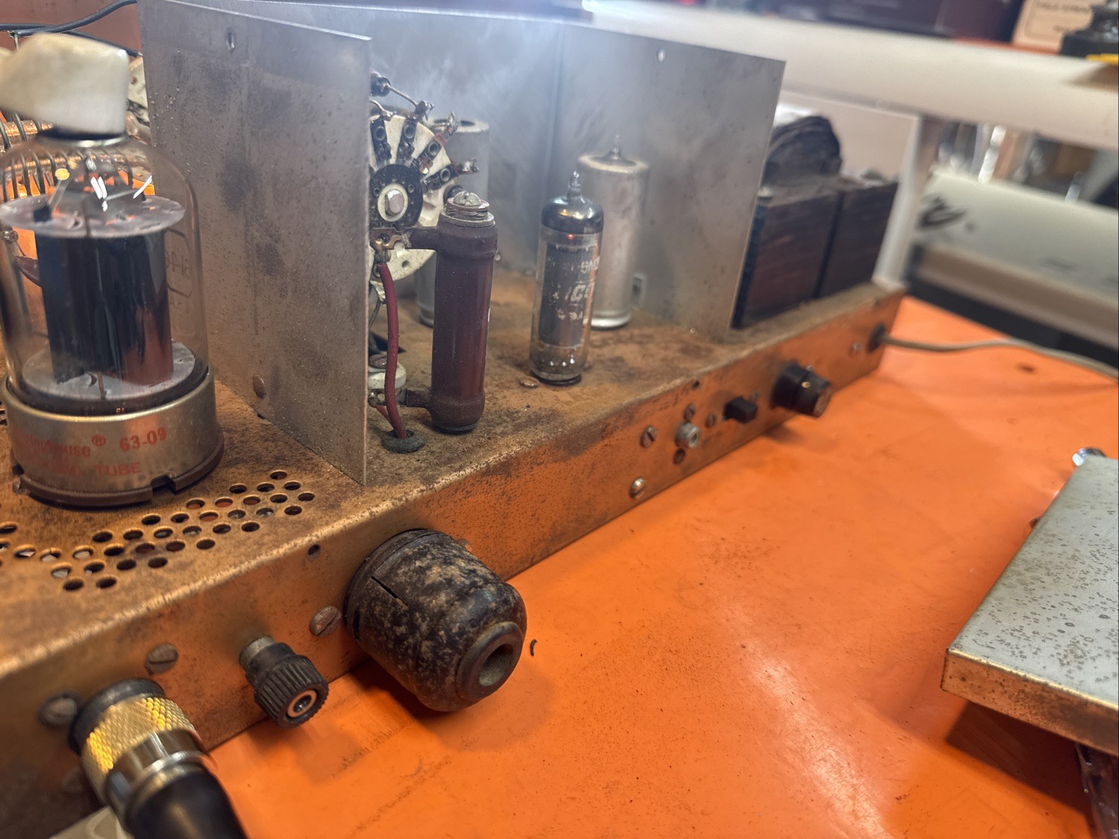 EICO CW AMATEUR TRANSMITTER MODEL 720 Ham Radio Works On 40 Low Output