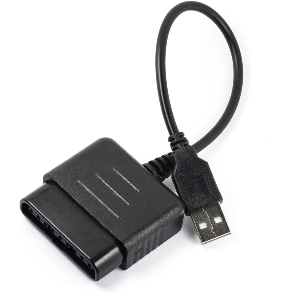 2 PCS USB to Wired Controller Adapter Cable for PS2 PS3 10 Inch Converter