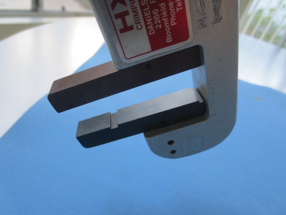 DMC HX9 Open Frame Crimp Tool with Y579 Die Set for 3M Scotchflex ★ Nice Tool ★