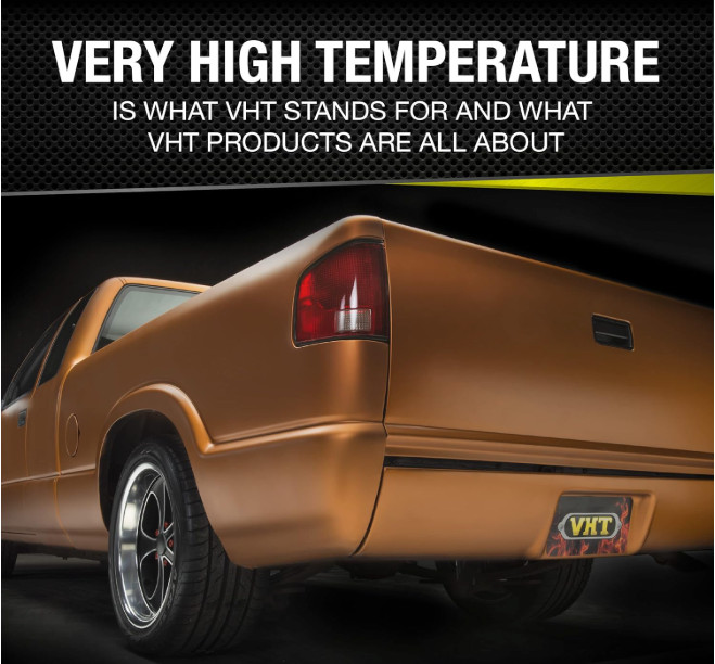 VHT SP109 High Temperature Flame Proof FLAT RED Header Spray Paint - 11oz