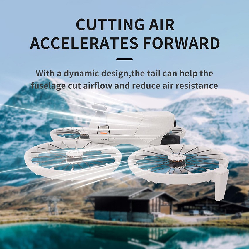 Flight Tail Reduces Airflow Drag Tail Fixed Mount Drone Accessory for DJI FLIP