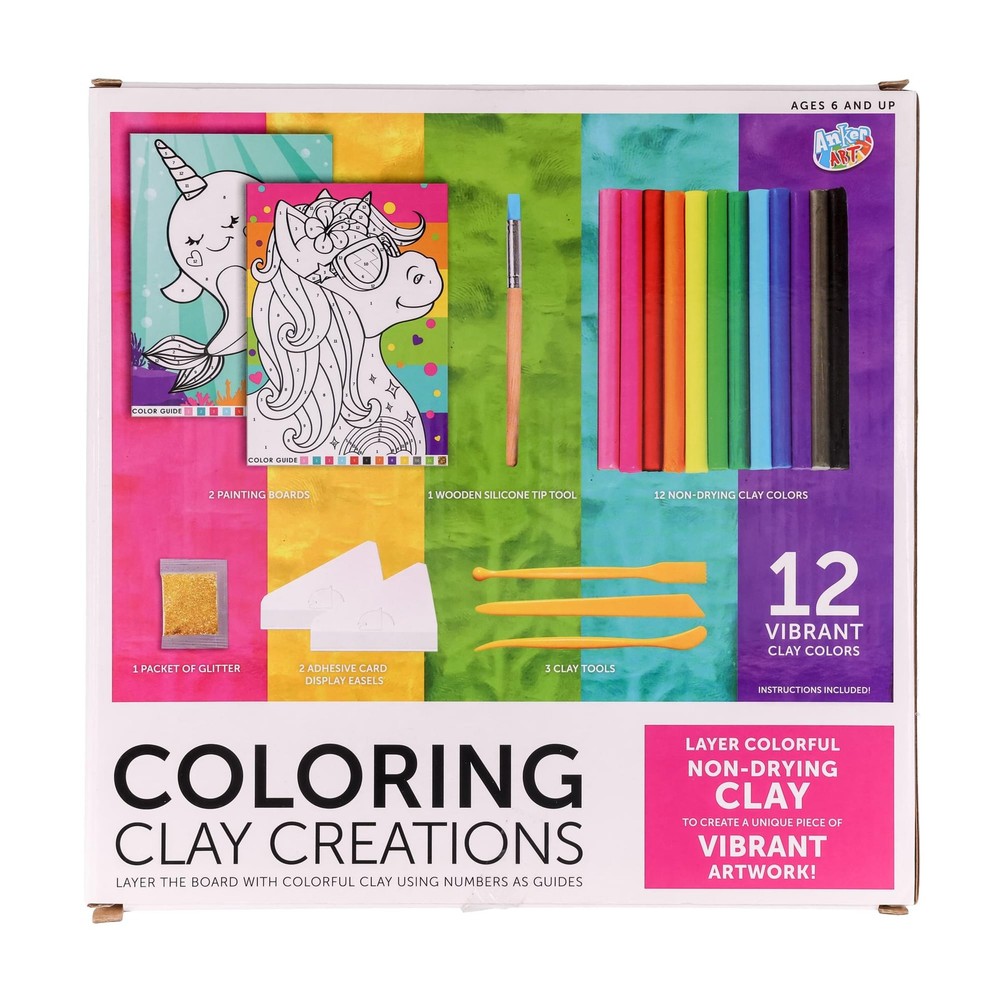 Coloring Clay Creations Design Kit | Unicorn