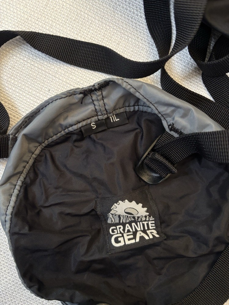 Granite Gear Rock Solid Compression Stuff Sack Black Size Small 11L