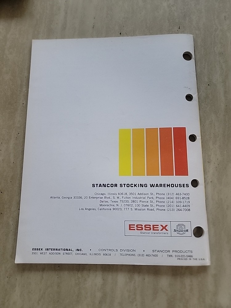Stancor standard Transformers For Design Engineers