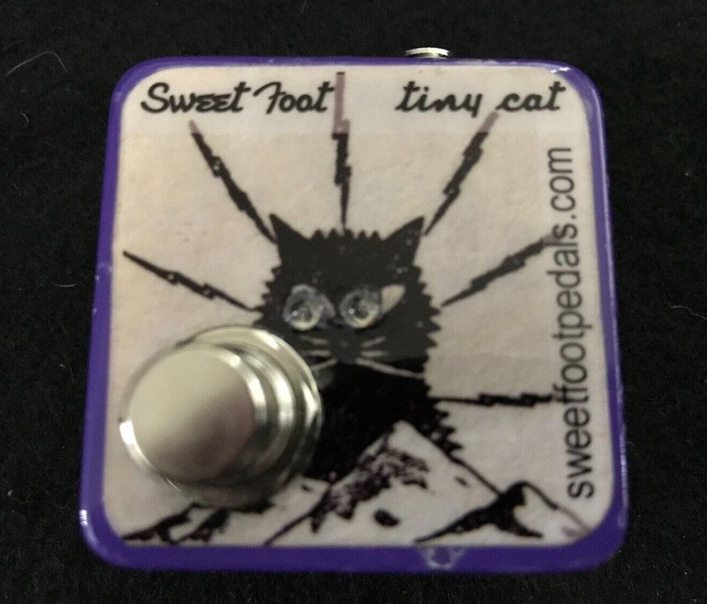 Tiny Cut Footswitch HANDMADE IN USA - Tiny Cat Purple