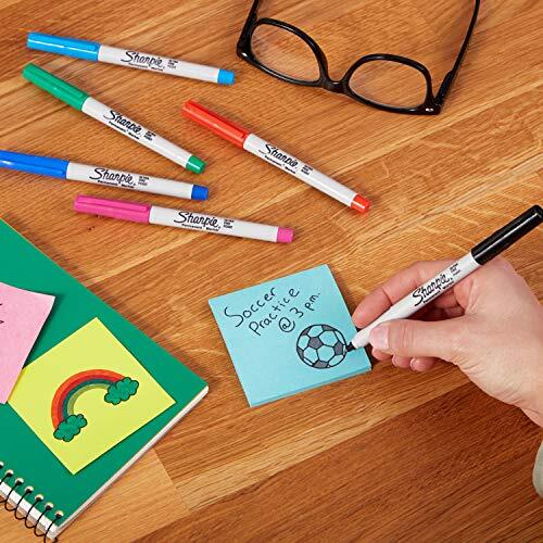 Sharpie 75847 Permanent Markers Ultra Fine Point Assorted Colors 24-Count