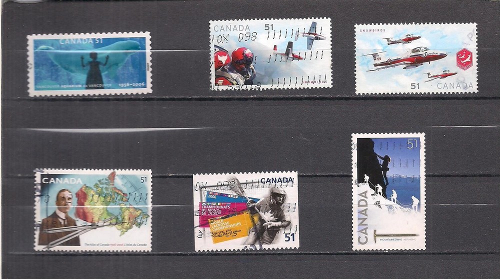Canada  #2157-2162 used