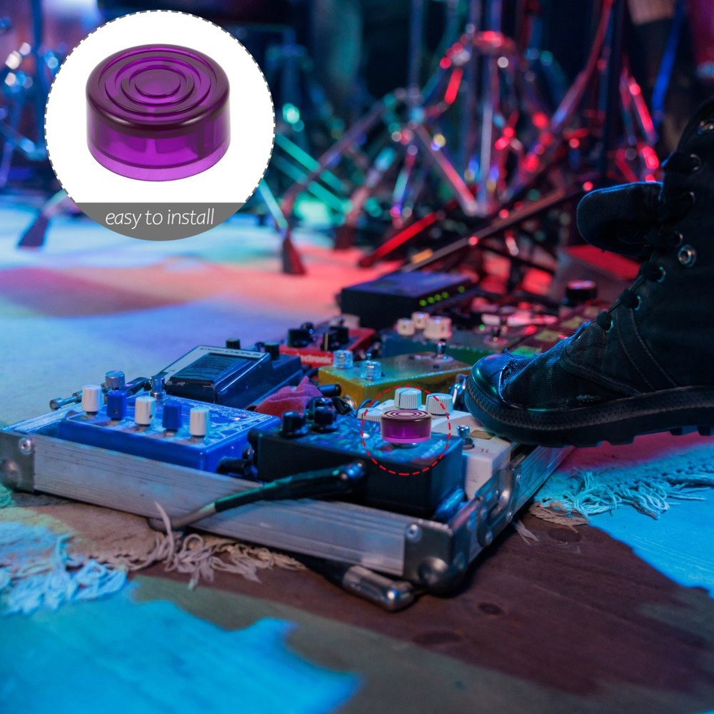 15pcs Guitar Pedal Knobs: Plastic Caps For Effects Pedal Knobs - Electric