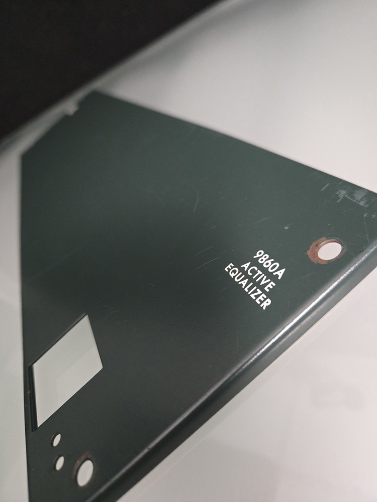 Altec 9860A Active Equalizer Front Panel