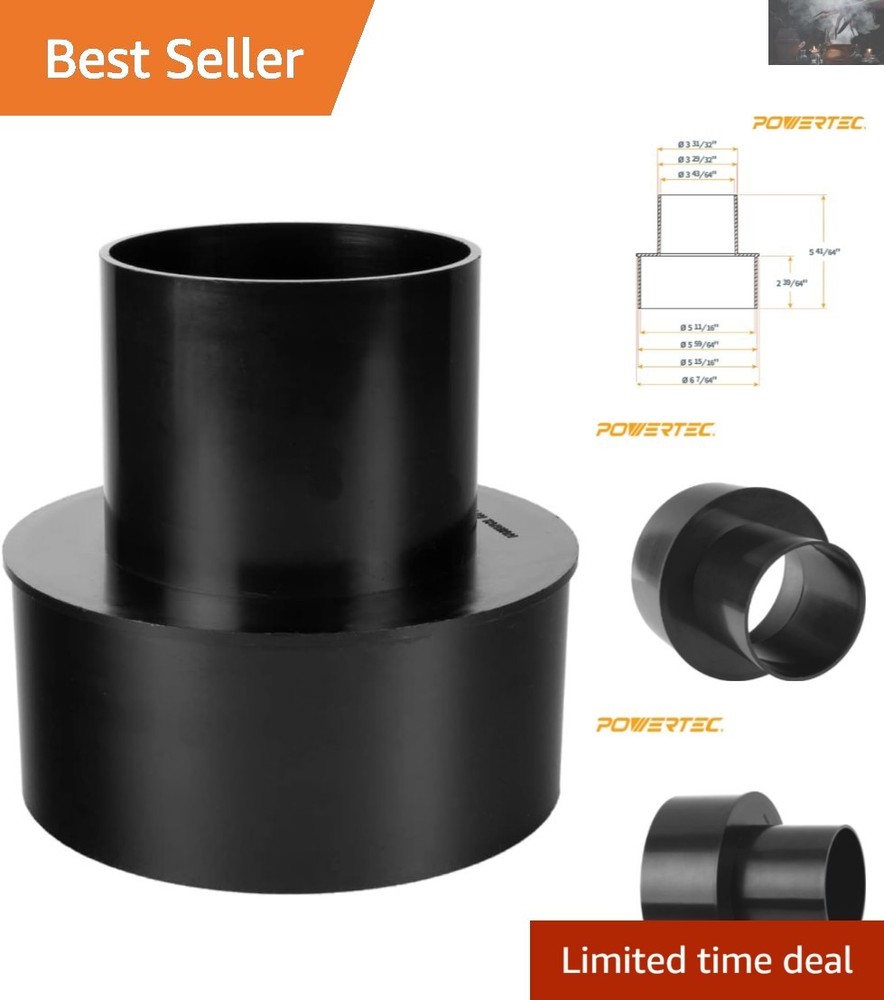 ABS Dust Collection Reducer 6" to 4" for Efficient Workshop Use