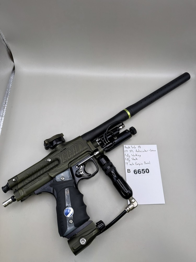 Shock Tech PB 09 SFL Autococker Green