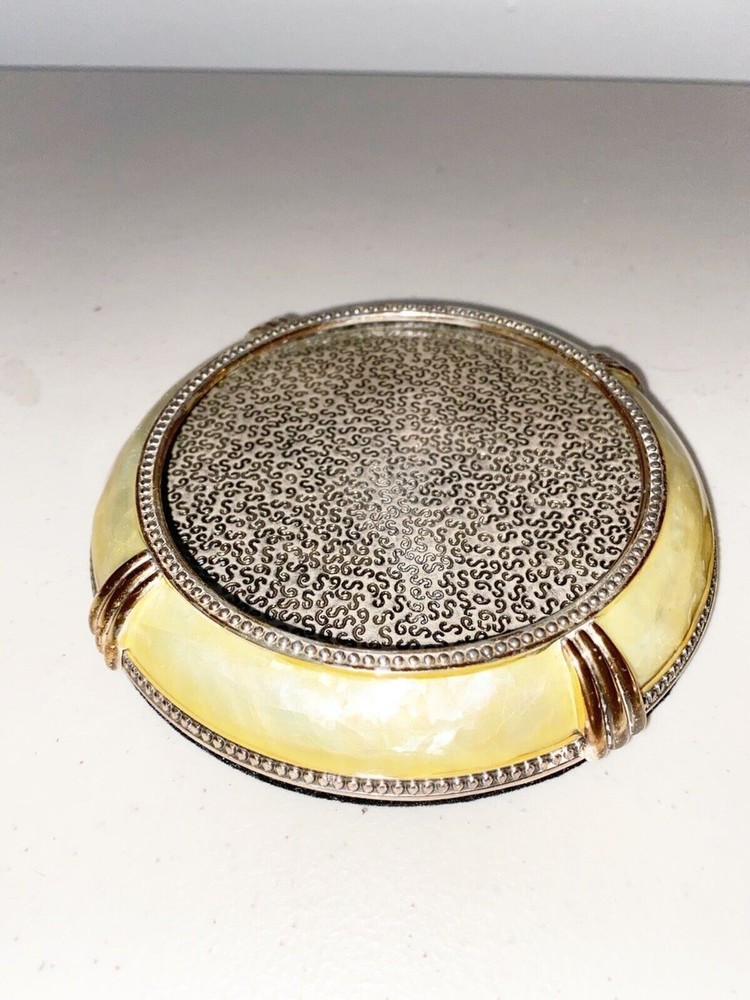 Vintage Lunt Coasters Pewter Unique Barware
