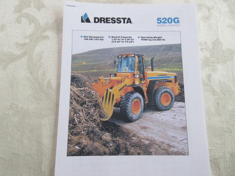 Dressta 520G Wheel Loader Brochure 2005
