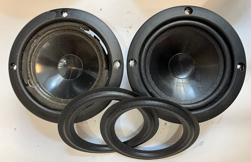 2x beading surrounds for 5 inch midrange driver from Infinity Reference 40, 50, 60