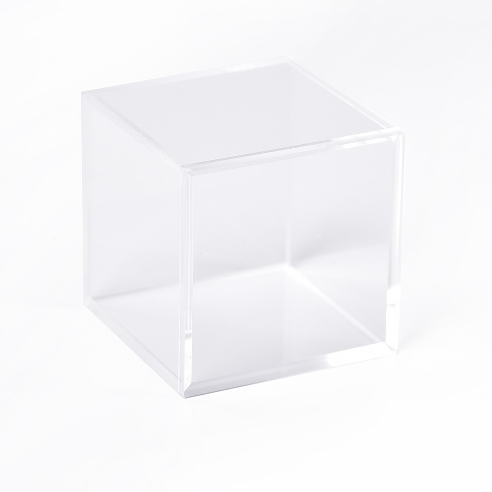Clear Golf Ball Display Plastic Case Cube Square Stackable Holder Autograph