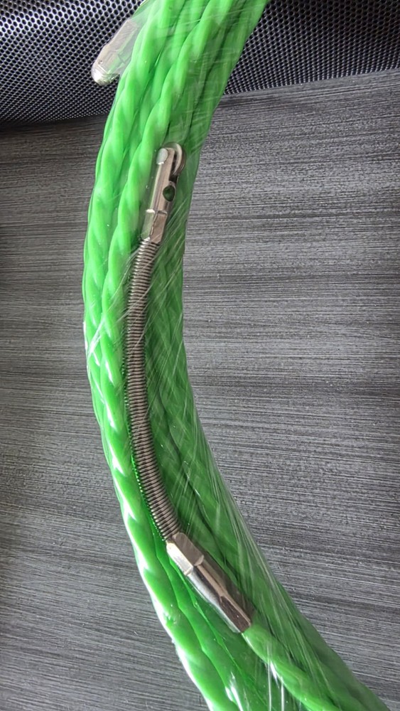 15m Fishing Tape Electrical Wire Threader Wire Puller for Pulling Wire Line,D4.5