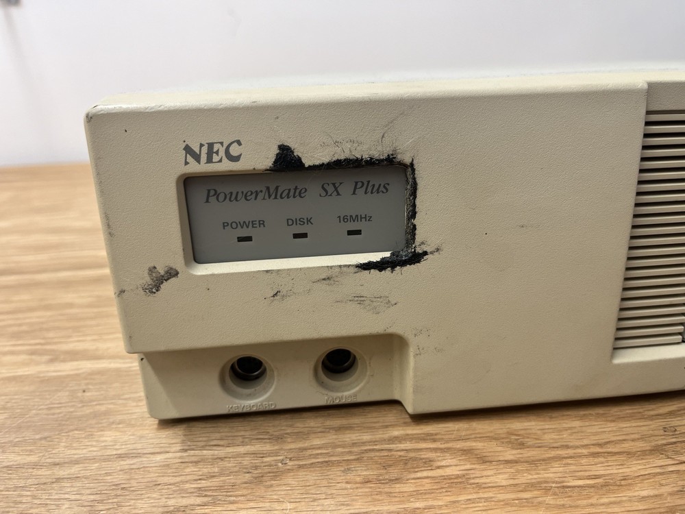 VINTAGE NEC POWER MATE SX PLUS PM-80-1000 Basic Unit Desktop Computer