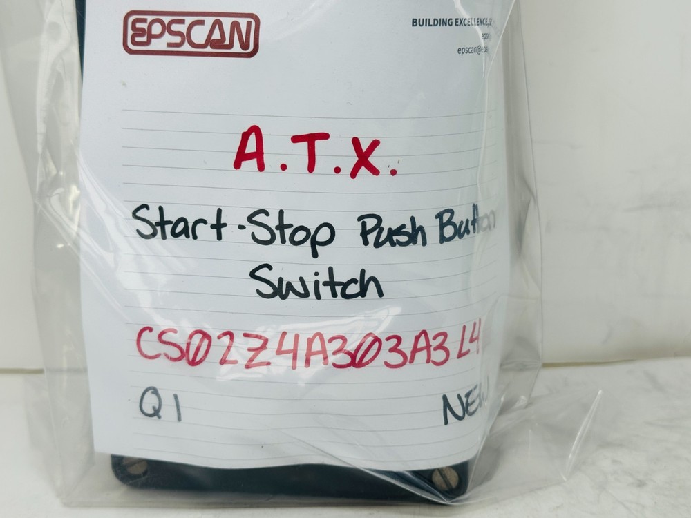 ATX Start- Stop Button Selector Switch ATX CS02Z4A303A3L4 Open Box