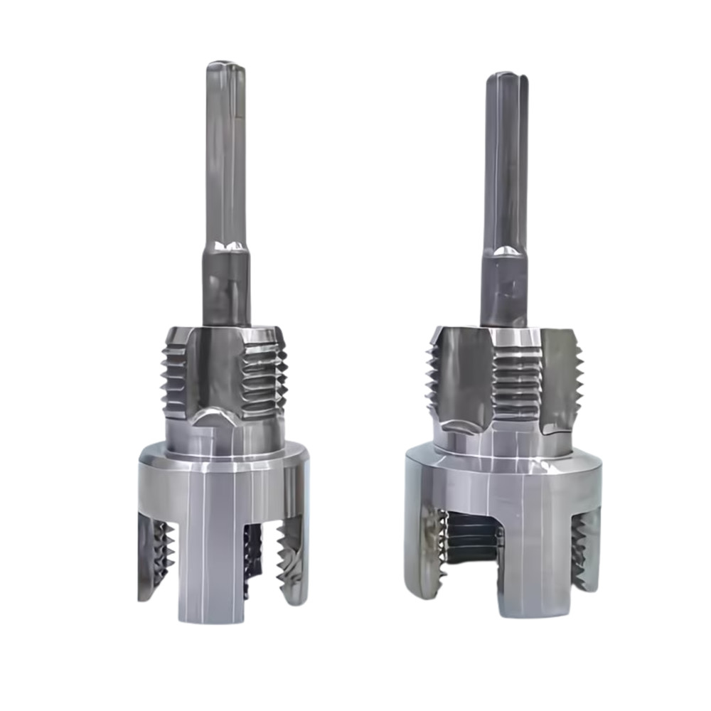 Integrated Internal & External Pipe Threading Tool Steel PVC Pipe Threader Kit