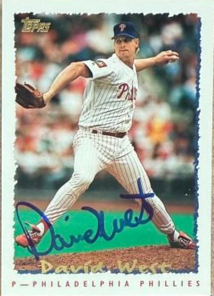 David West Autographed 1995 Topps #31