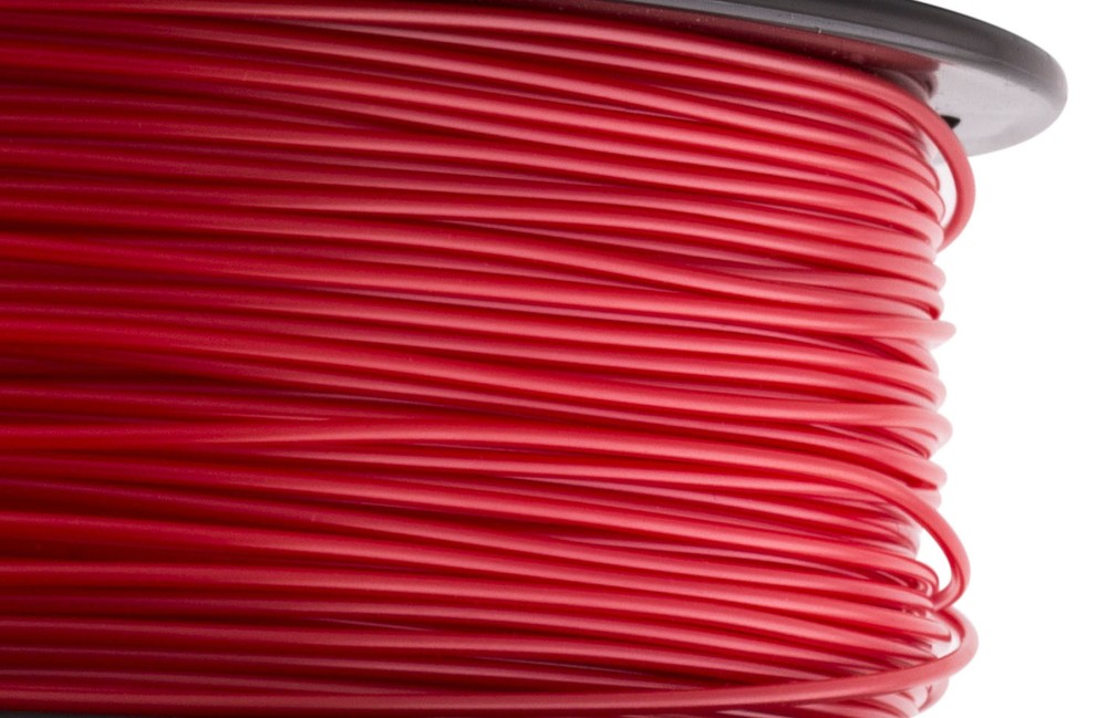 HATCHBOX ABS 1.75 mm 3D Printer Filament in Red, 1kg Spool