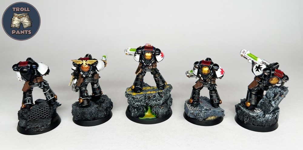 Warhammer 40k - Black Templar Space Marines - 5 Hellblasters