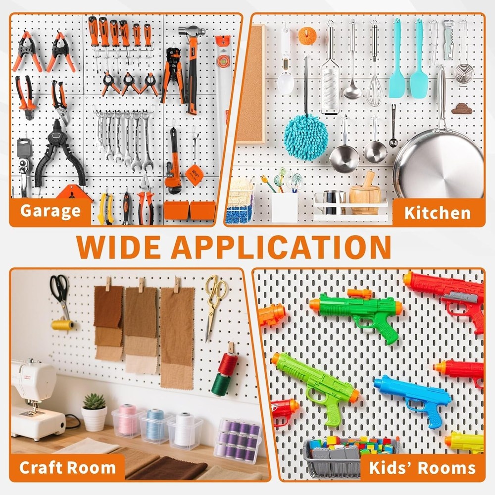 309-Piece Pegboard Hooks Set - Garage Tool Organizer Kit